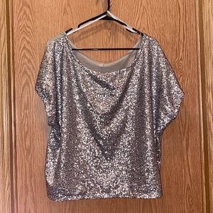 XXL Xhilaration Sequin Top